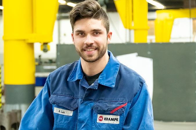 Mitarbeiter der Produktion - Krampe GmbH & Co. KG, Hamm - Fördertechnik, Gewinnungstechnik, Maschinenbau